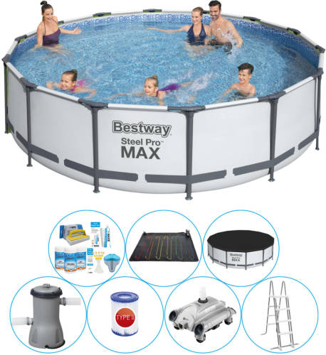 Bestway Steel Pro Max Rond 427x107 Cm - Zwembad Inclusief Accessoires