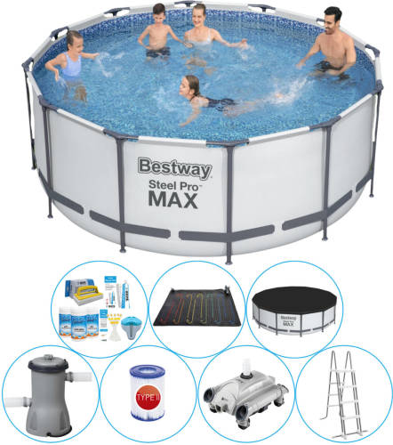 Bestway Steel Pro Max Rond 366x122 Cm - Zwembad Inclusief Accessoires