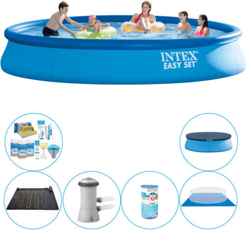 Zwembad Combi Deal - Intex Easy Set Rond 457x84 Cm