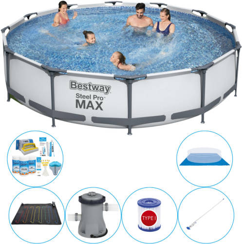 Bestway Steel Pro Max Rond 366x76 Cm - 7-delig - Zwembad Set