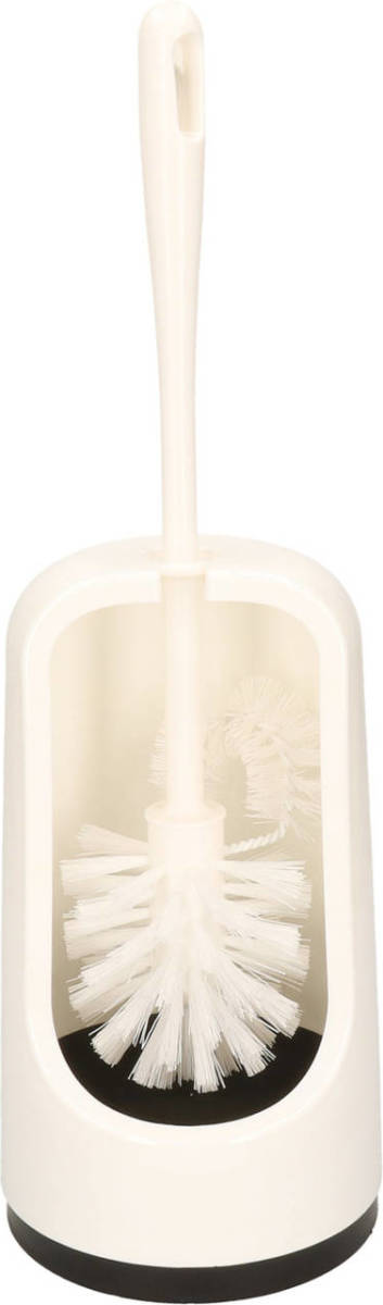 Shoppartners Wc-borstel/toiletborstel Met Randreiniger En Houder Wit 41 Cm Van Kunststof - Toiletborstels