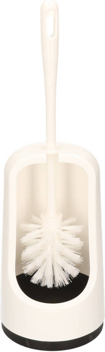 Shoppartners Wc-borstel/toiletborstel Inclusief Houder Wit 41 Cm Van Kunststof?- Toiletgarnituur