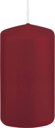 Shoppartners 1x Kaarsen Bordeauxrood 6 X 12 Cm 40 Branduren Sfeerkaarsen - Stompkaarsen