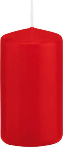 Shoppartners 1x Kaarsen Rood 6 X 12 Cm 40 Branduren Sfeerkaarsen - Stompkaarsen