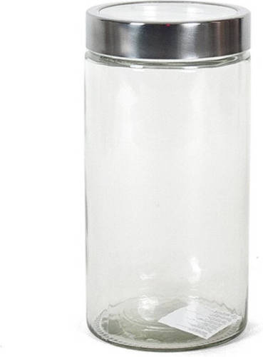 Shoppartners Glazen Voorraadpot/bewaarpot Met Deksel 1.7 Liter - Voorraadpot