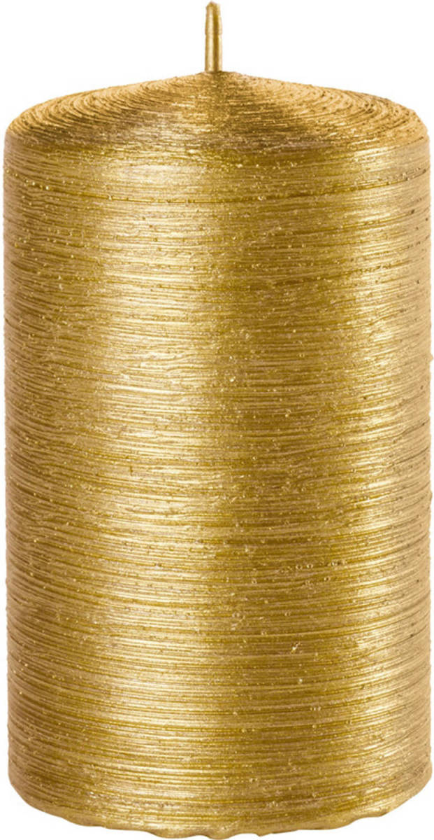Shoppartners 1x Kaarsen Goud 6 X 10 Cm 25 Branduren Sfeerkaarsen - Stompkaarsen