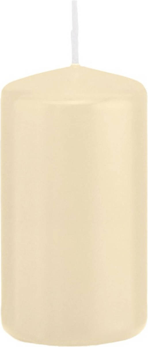 Shoppartners 1x Kaarsen Cremewit 6 X 12 Cm 40 Branduren Sfeerkaarsen - Stompkaarsen