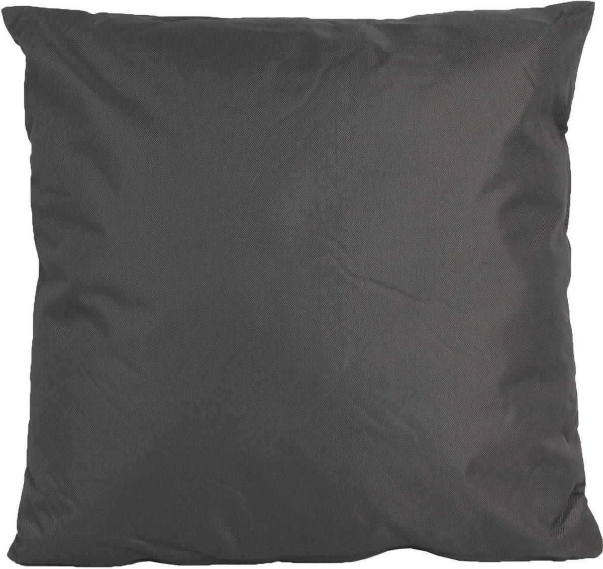Anna's Collection Bank/sier Kussens Voor Binnen En Buiten In De Kleur Antraciet Grijs 45 X 45 Cm - Tuin/huis Kussens