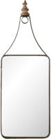 Clayre & Eef Staande Spiegel 18*1*52 Cm Bruin Ijzer / Glas Passpiegel