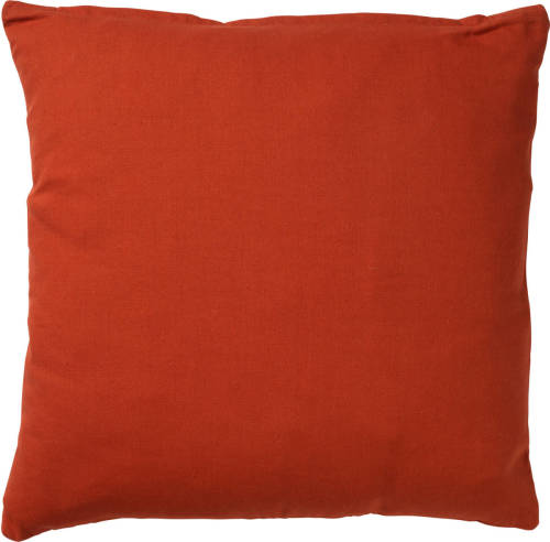 Dutch Decor James - Sierkussen Van Katoen Potters Clay 45x45 Cm - Oranje - Rood