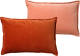 Dutch Decor Fay - Sierkussen Velvet Potters Clay 40x60 Cm - Oranje - Oranje