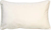 Dutch Decor Finn - Kussenhoes Velvet Snow White 30x50 Cm - Wit - Wit