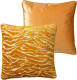 Dutch Decor Zabrina - Sierkussen Velvet Golden Glow 45x45 Cm - Geel - Geel