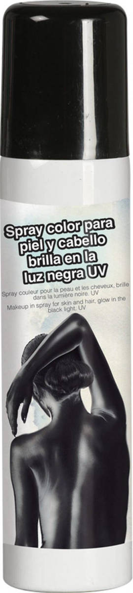 Yourstockshop Fiestas Guirca Bodypaint Spray 75 Ml Zwart