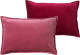 Dutch Decor Fay - Sierkussen Velvet Red Plum 40x60 Cm - Roze - Rood