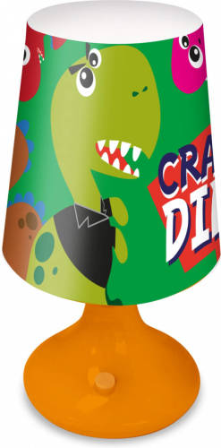 Dobeno Kids Nnachtlamp Dino E14 Junior 18 Cm Groen/oranje