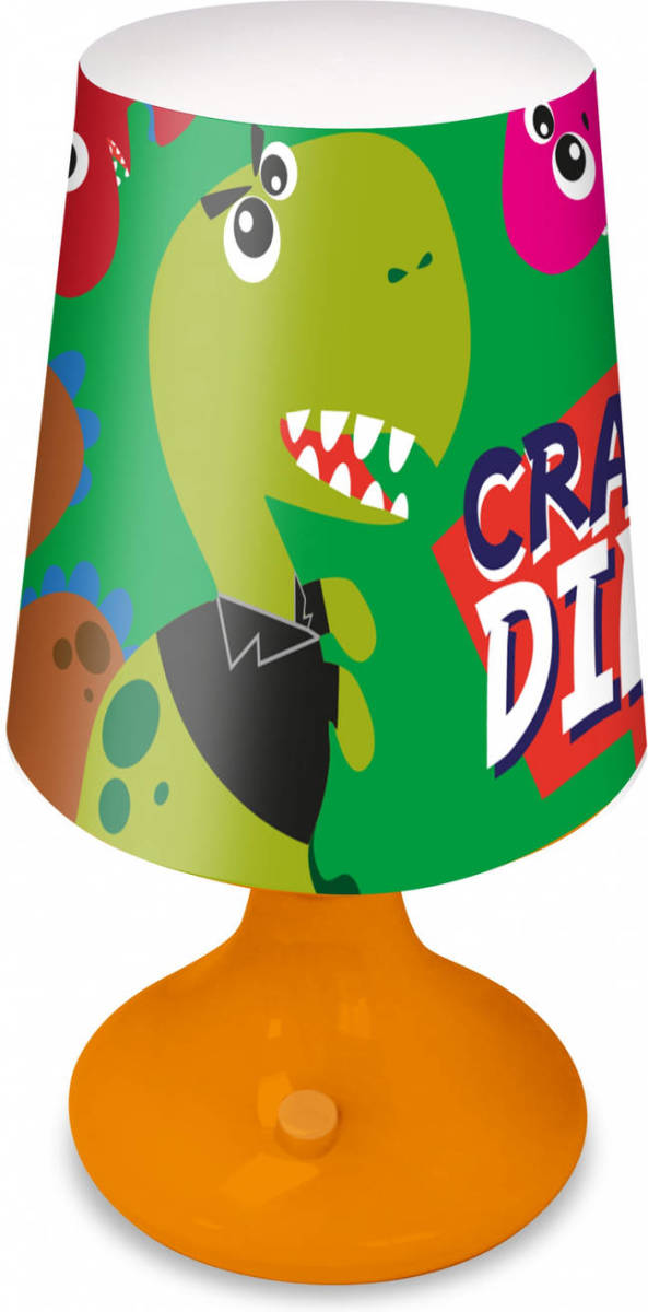 Dobeno Kids Nnachtlamp Dino E14 Junior 18 Cm Groen/oranje