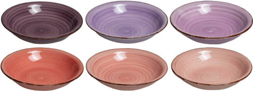 Cookinglife Studio Tavola Diepe Borden Mykonos Ø 21 Cm - 6 Stuks