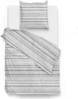 Zo!home Camaro Flanel Dekbedovertrek - 1-persoons (140x200/220 Cm + 1 Sloop) - Flanel - Silver Grey