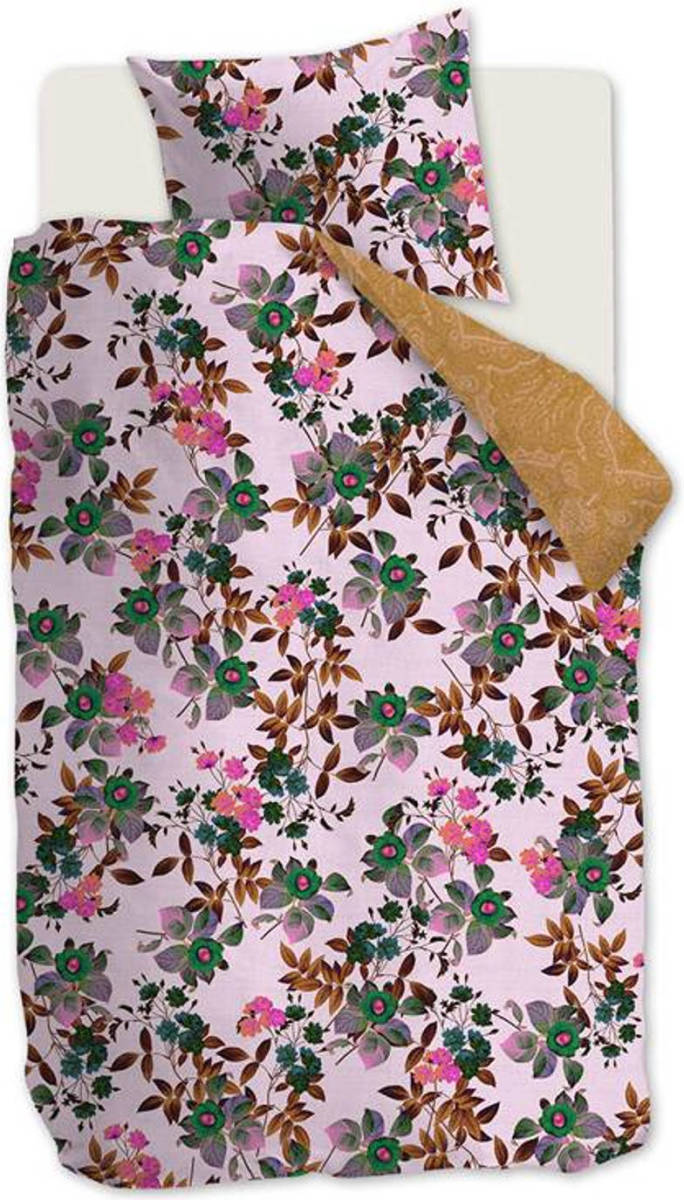 Slaap Vaak Oilily Let It Glow Dekbedovertrek - 1-persoons (140x200/220 Cm + 1 Sloop) - Katoen Satijn - Pink