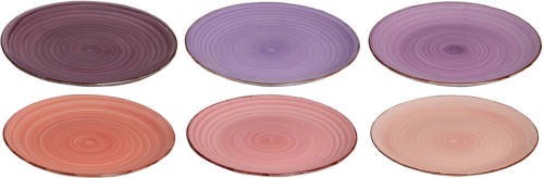 Cookinglife Studio Tavola Dinerborden Mykonos Ø 26.5 Cm - 6 Stuks