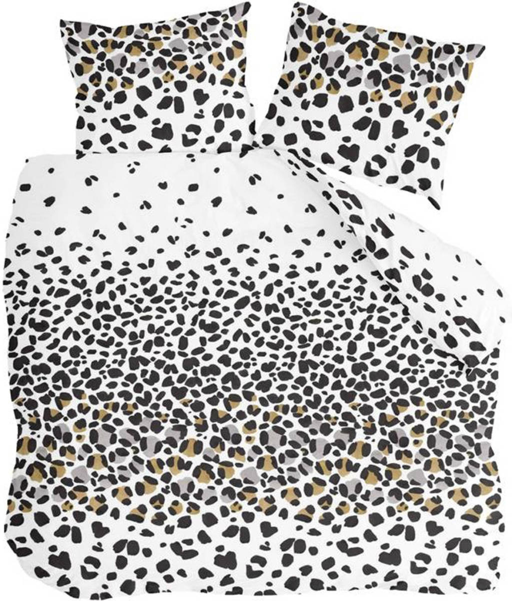 Smulderstextiel nl Byrklund Jungle Rocks Dekbedovertrek - 2-persoons (200x200/220 Cm + 2 Slopen) - Katoen - Wit