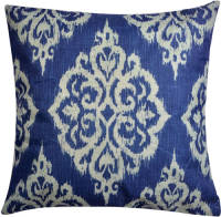 Clayre & Eef Sierkussen 43*43*4 Cm Meerkleurig Synthetisch Vierkant Kussenhoes Met Kussenvulling Grijs Kussenhoes Met