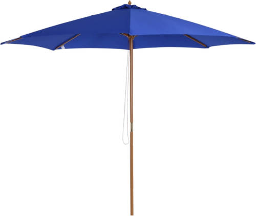 GardenGoodz Zonnescherm - Parasol - Balkon Parasol - Knikbaar - 300 X 245 Cm - Blauw