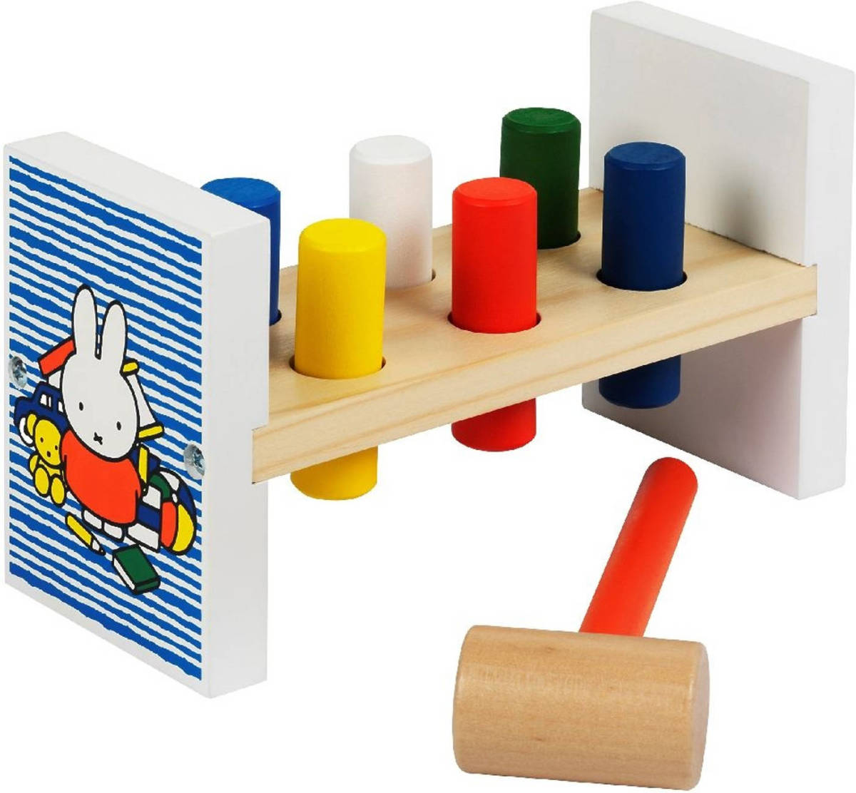 Toysavers Bambolino Hamerbank Nijntje Hout 21,5 X 12 Cm