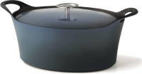 Cuisinox Braadpan - Denim Blue - 29 Cm - Gietijzer