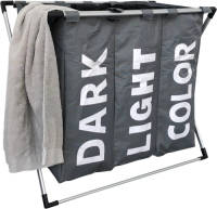 iBuy24 Was Organizer / Wasmand Met 3 Vakken - Donkergrijs