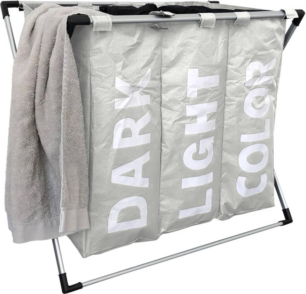 iBuy24 Was Organizer / Wasmand Met 3 Vakken - Off White