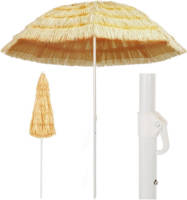 VidaXL Strandparasol Hawaï Stijl 240 Cm Naturel