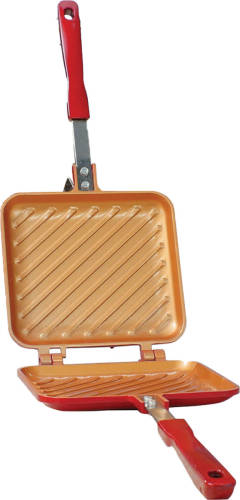 OrangeShop eu Red Copper - Flipwich Tosti-ijzer