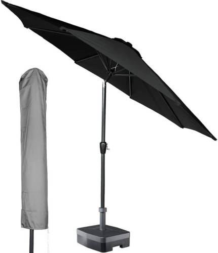 Kopu ® Ronde Stokparasol 300 Cm Calma Met Hoes - Black