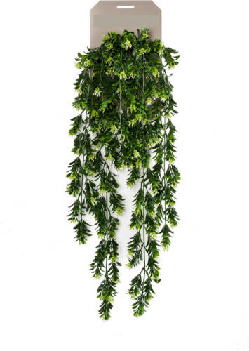 PrettyPlants Kunst Hangplant Buxus 75cm