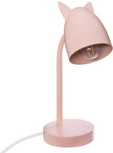 Parya Metalen Oren Lamp - E14 - 25 W - H. 31 Cm - Roze