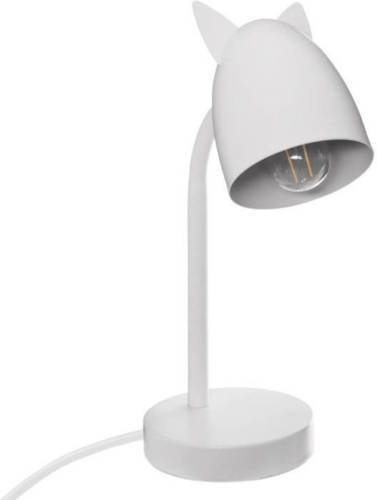 Parya Metalen Oren Lamp - E14 - 25 W - H. 31 Cm - Wit