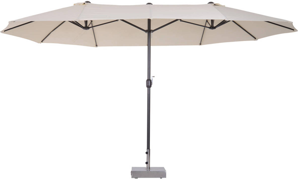 GardenGoodz Parasol - Zonnescherm - Met Handslinger - Beige - 460 Cm