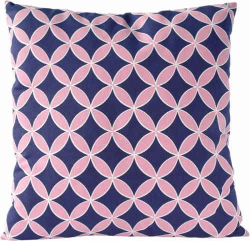 Nielsen Sierkussen Decoratie Kussen Blossom 45 X 45 Cm Blauw Roze