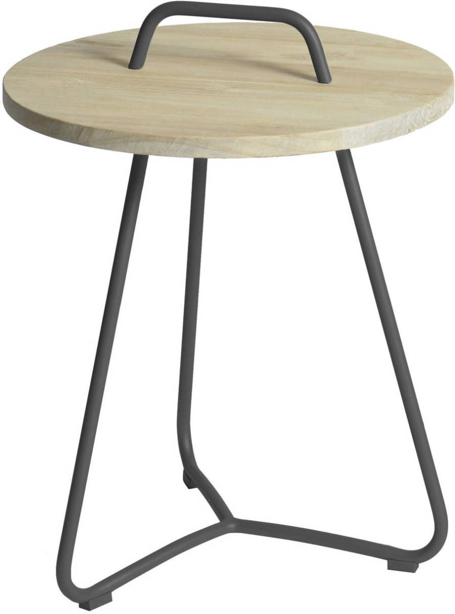 Warentuin Ava Side Table Diameter48,5x63 Cm Anthracite