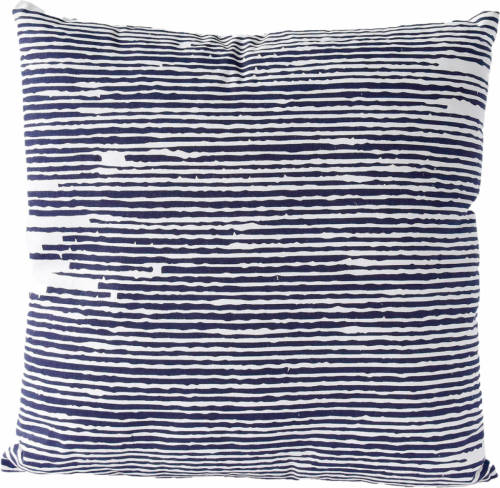 Nielsen Sierkussen Decoratie Kussen Knit 45 X 45 Cm Blauw Wit