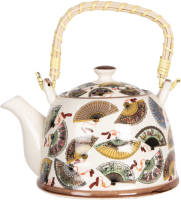 Clayre & Eef Multi Theepot 18*14*12 Cm / 800 Ml 6cete0065