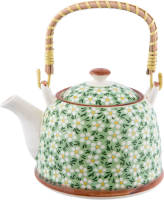 Clayre & Eef Groene Theepot 18*14*12 Cm / 700 Ml 6cete0023