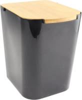 Orange85 Prullenbak - Zwart - 5 Liter - Kunststof En Bamboe