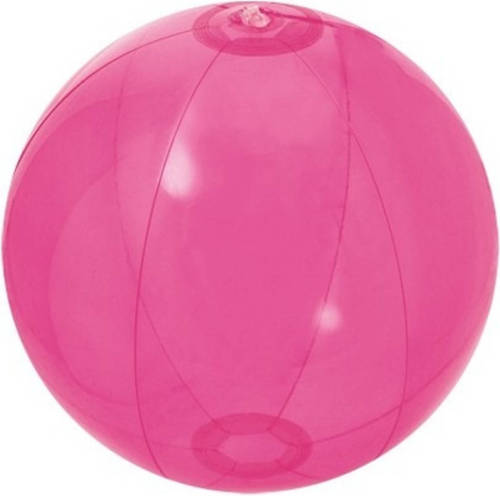 Shoppartners 3x Opblaasbare Strandbal Fel Roze 30 Cm - Strandballen