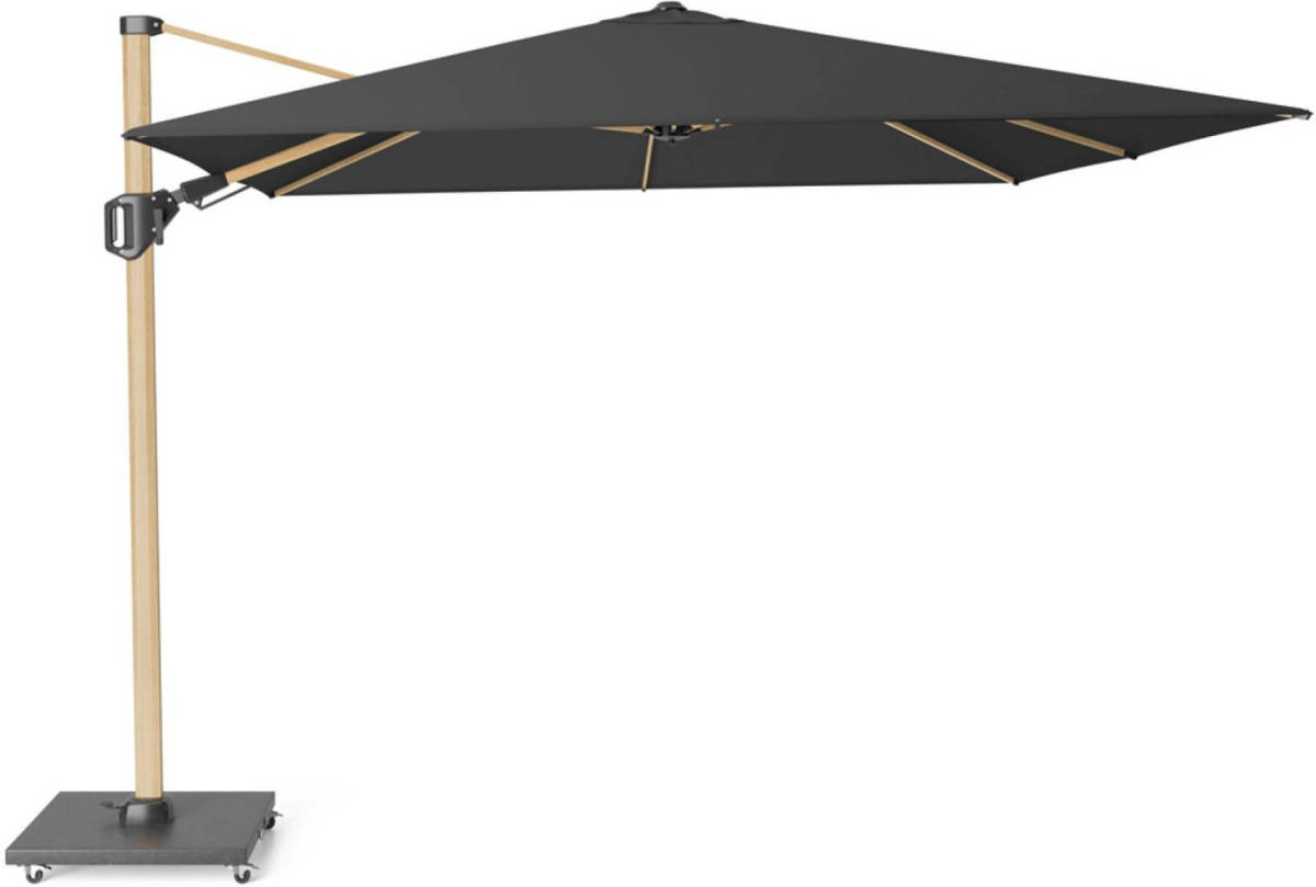 Van der Garde Tuinmeubelen Challenger T2 Premium 300x300 Cm Vervaagd Zwart