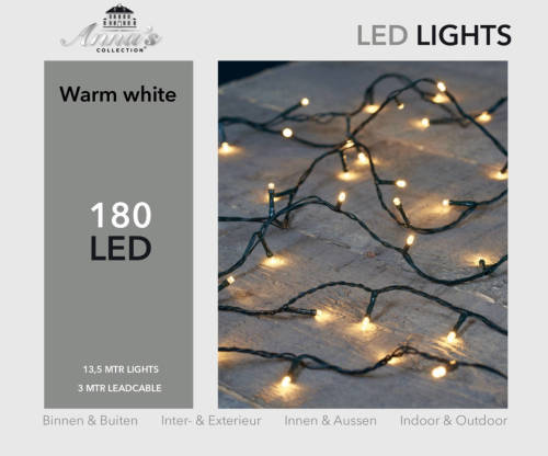 Hermie Kerstverlichting 180 Led S Warm Wit Anna's Collection