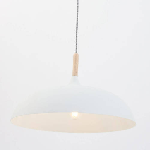 LichtXpert Lightning - Scandinavische Hanglamp Wit 45cm - Wit