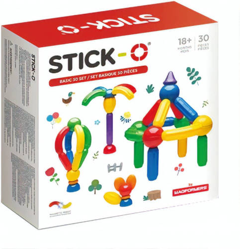 Dobeno Stick-o Bouwset Basic 30-delig 36 Modellen Multicolor